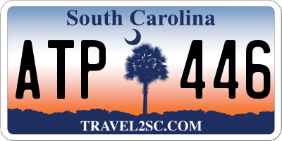 SC license plate ATP446