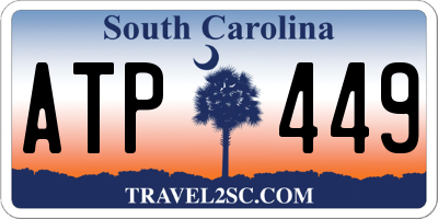 SC license plate ATP449