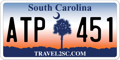SC license plate ATP451