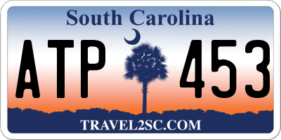 SC license plate ATP453