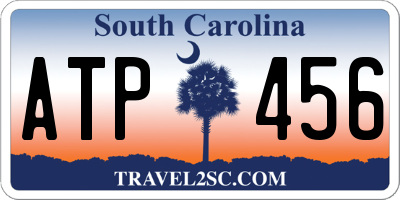 SC license plate ATP456