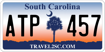 SC license plate ATP457