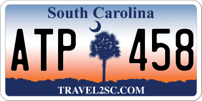 SC license plate ATP458