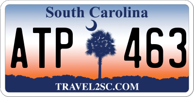 SC license plate ATP463
