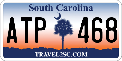SC license plate ATP468