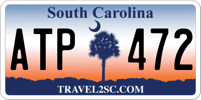 SC license plate ATP472