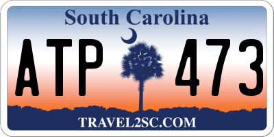 SC license plate ATP473