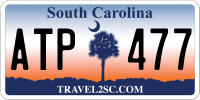 SC license plate ATP477