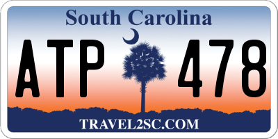 SC license plate ATP478