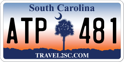 SC license plate ATP481