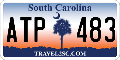 SC license plate ATP483