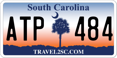SC license plate ATP484
