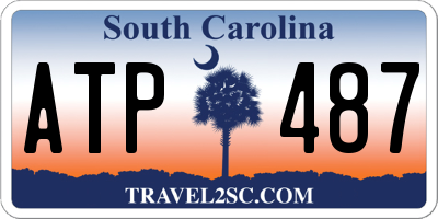 SC license plate ATP487