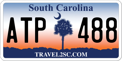SC license plate ATP488