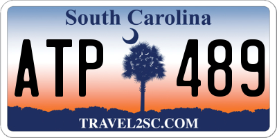 SC license plate ATP489