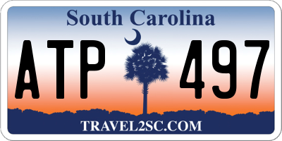 SC license plate ATP497