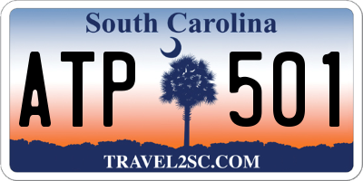 SC license plate ATP501