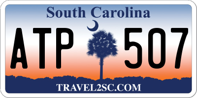 SC license plate ATP507