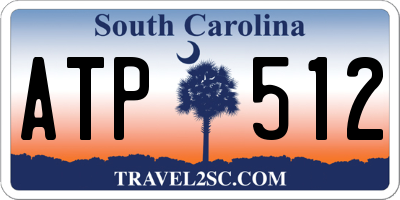 SC license plate ATP512