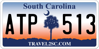 SC license plate ATP513