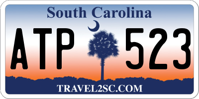 SC license plate ATP523