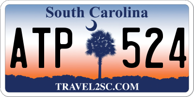 SC license plate ATP524