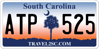 SC license plate ATP525