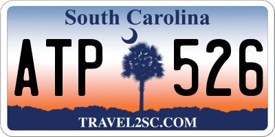 SC license plate ATP526