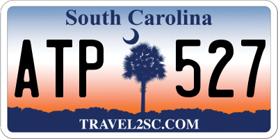 SC license plate ATP527