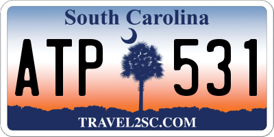 SC license plate ATP531