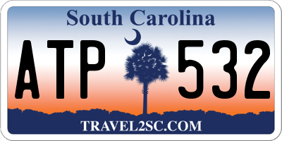 SC license plate ATP532