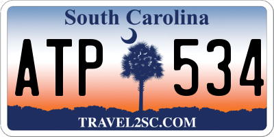 SC license plate ATP534