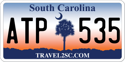 SC license plate ATP535
