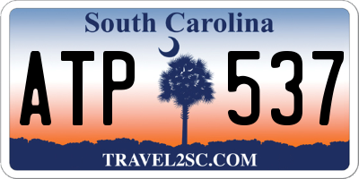 SC license plate ATP537