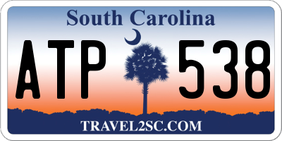 SC license plate ATP538