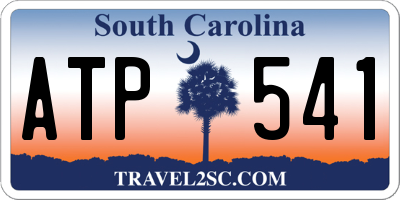 SC license plate ATP541