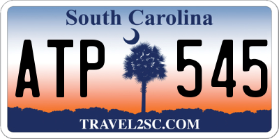 SC license plate ATP545