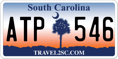 SC license plate ATP546