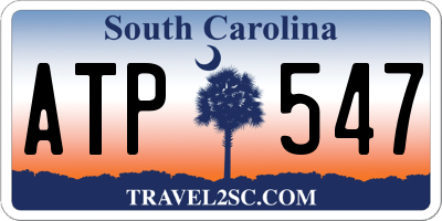 SC license plate ATP547