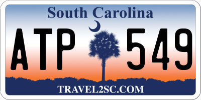 SC license plate ATP549