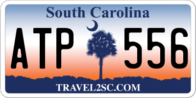 SC license plate ATP556