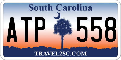 SC license plate ATP558