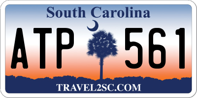 SC license plate ATP561