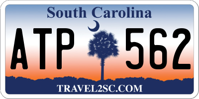 SC license plate ATP562