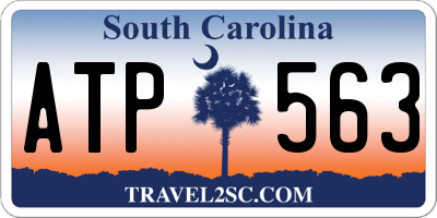SC license plate ATP563