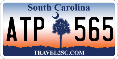 SC license plate ATP565