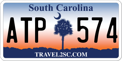SC license plate ATP574