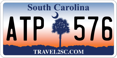 SC license plate ATP576