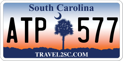 SC license plate ATP577