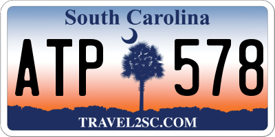 SC license plate ATP578
